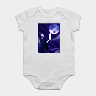 Nyx and Luna / Night and Moon Baby Bodysuit